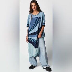 Free People x We The Free Rays Of Indigo Tee